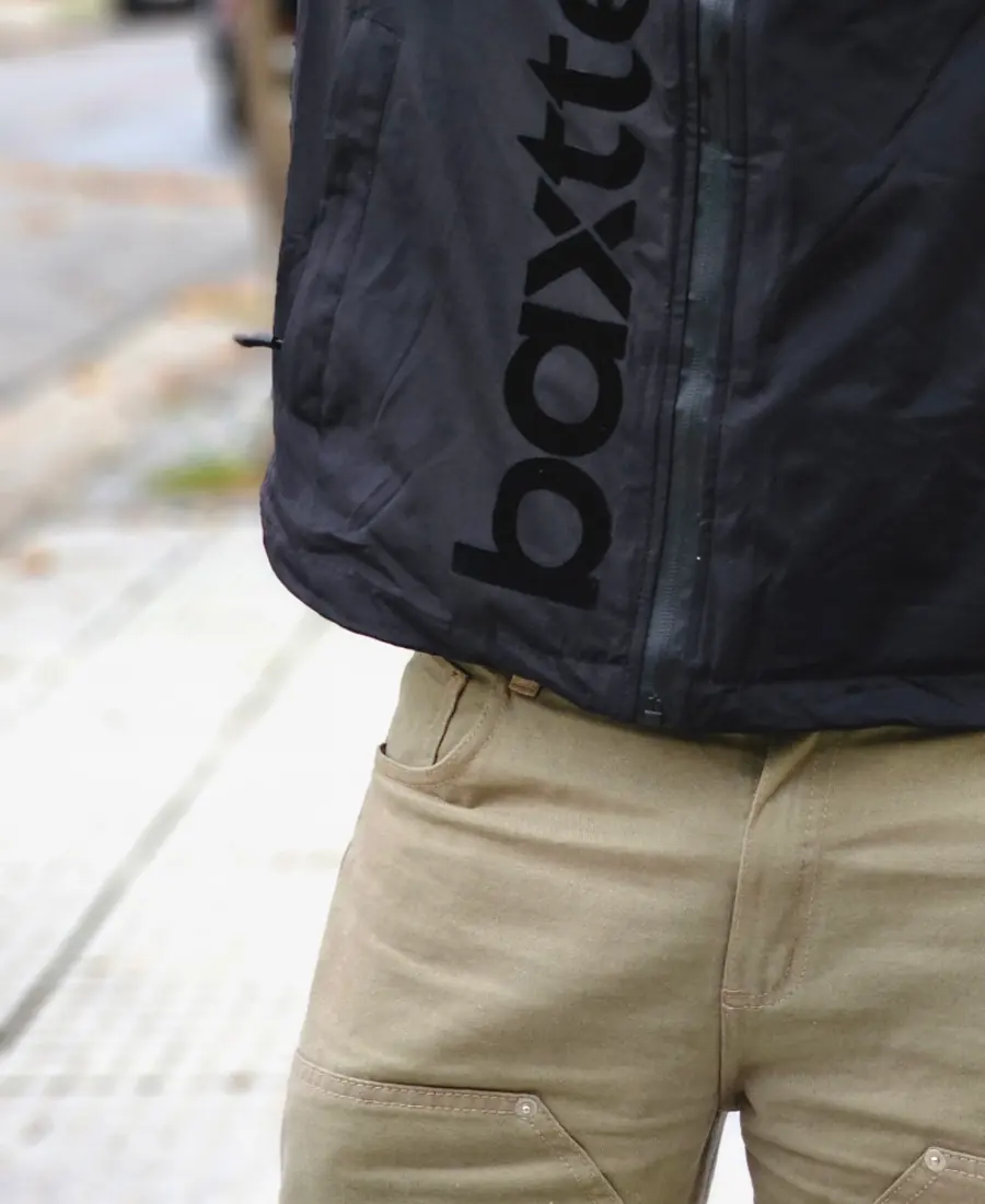 Campera bordada al frente para Baxtter
