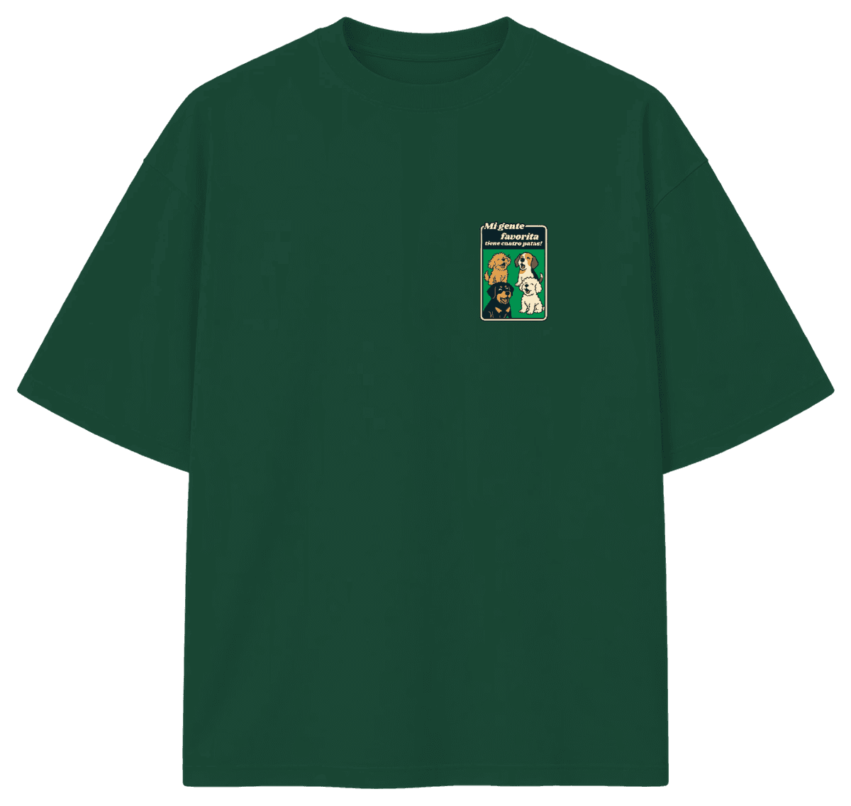 Remera Oversize CUATRO PATAS