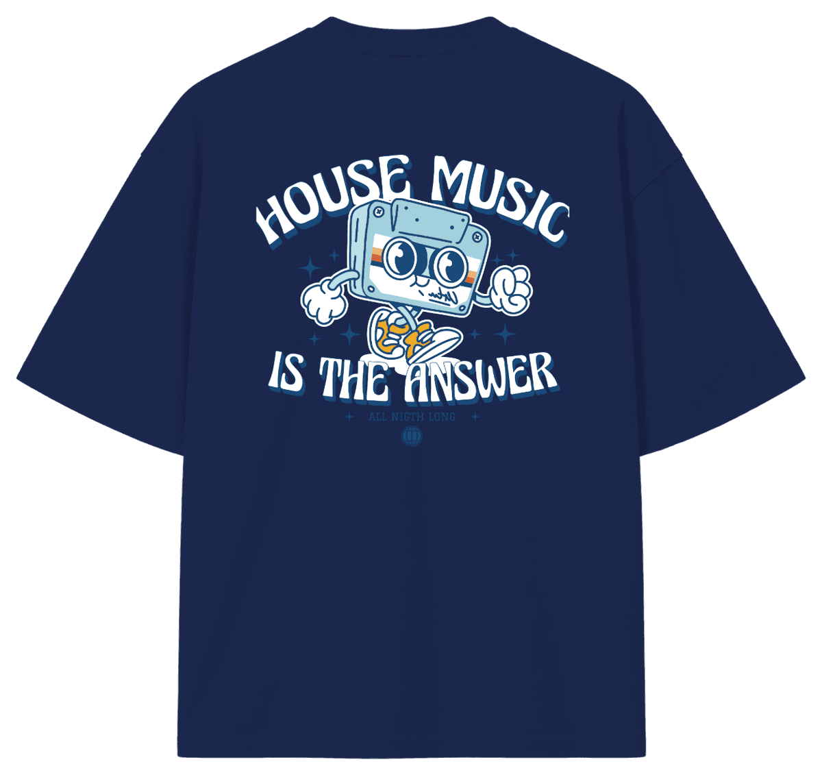 Remera Oversize HOUSE MUSIC