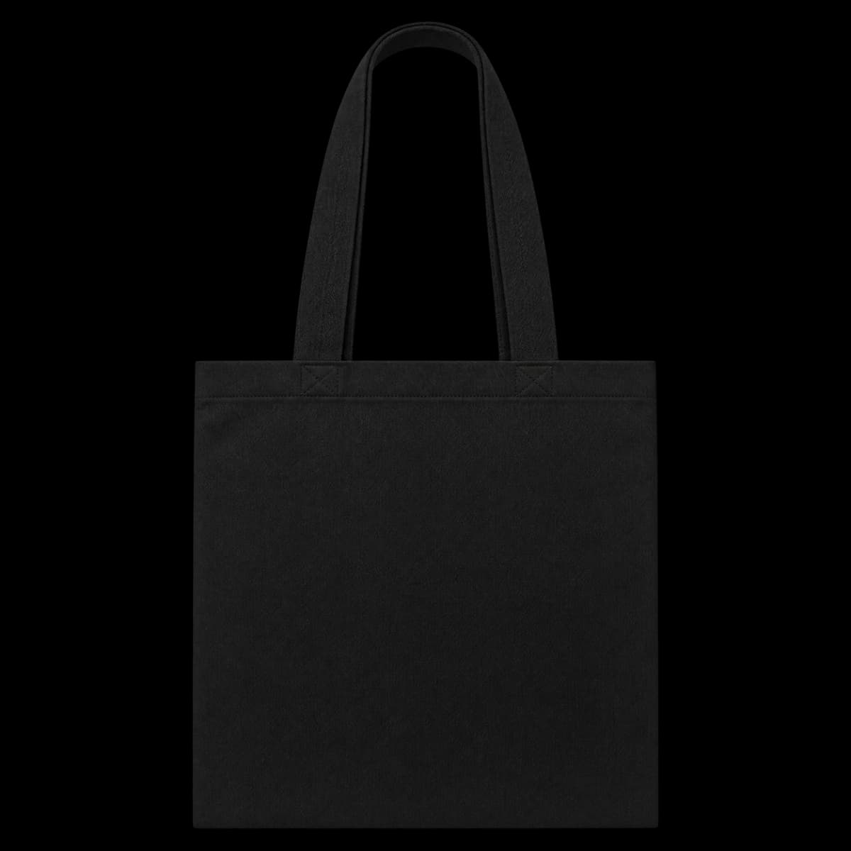 Tote Bag Gabardina Negro 38x40 cm
